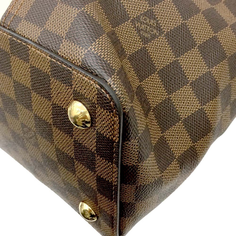 Louis Vuitton Bag Damier Shoulder Jersey Tote Brown Cream - Picture 9 of 10